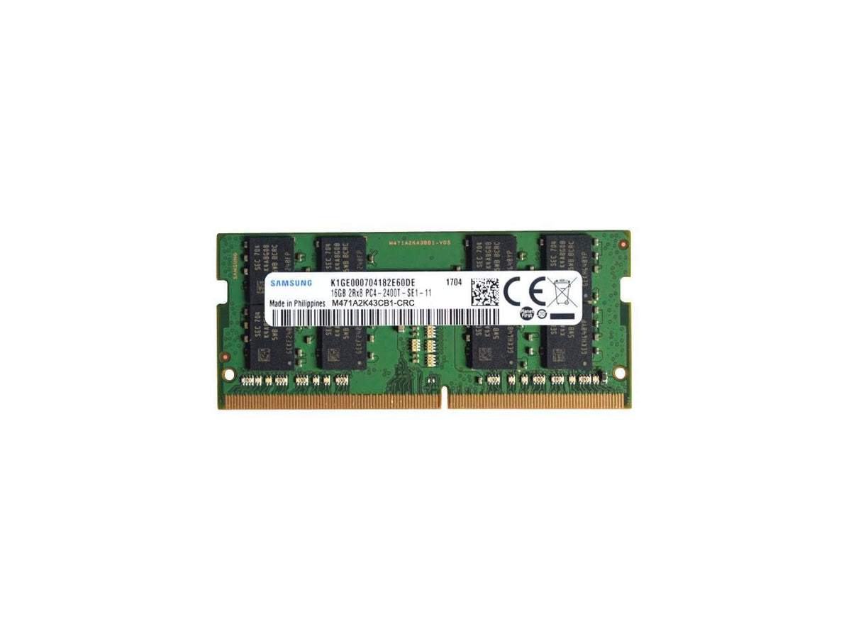 Samsung 16GB DDR4 PC4-19200, 2400MHz, 260 PIN SODIMM, CL 17, 1.2V