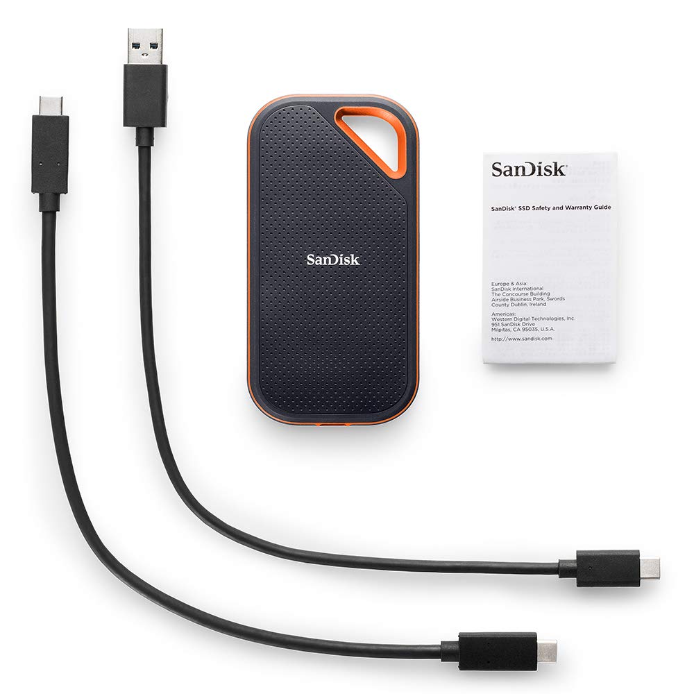 SanDisk 1TB Extreme PRO Portable External SSD Up to 1050MB/s