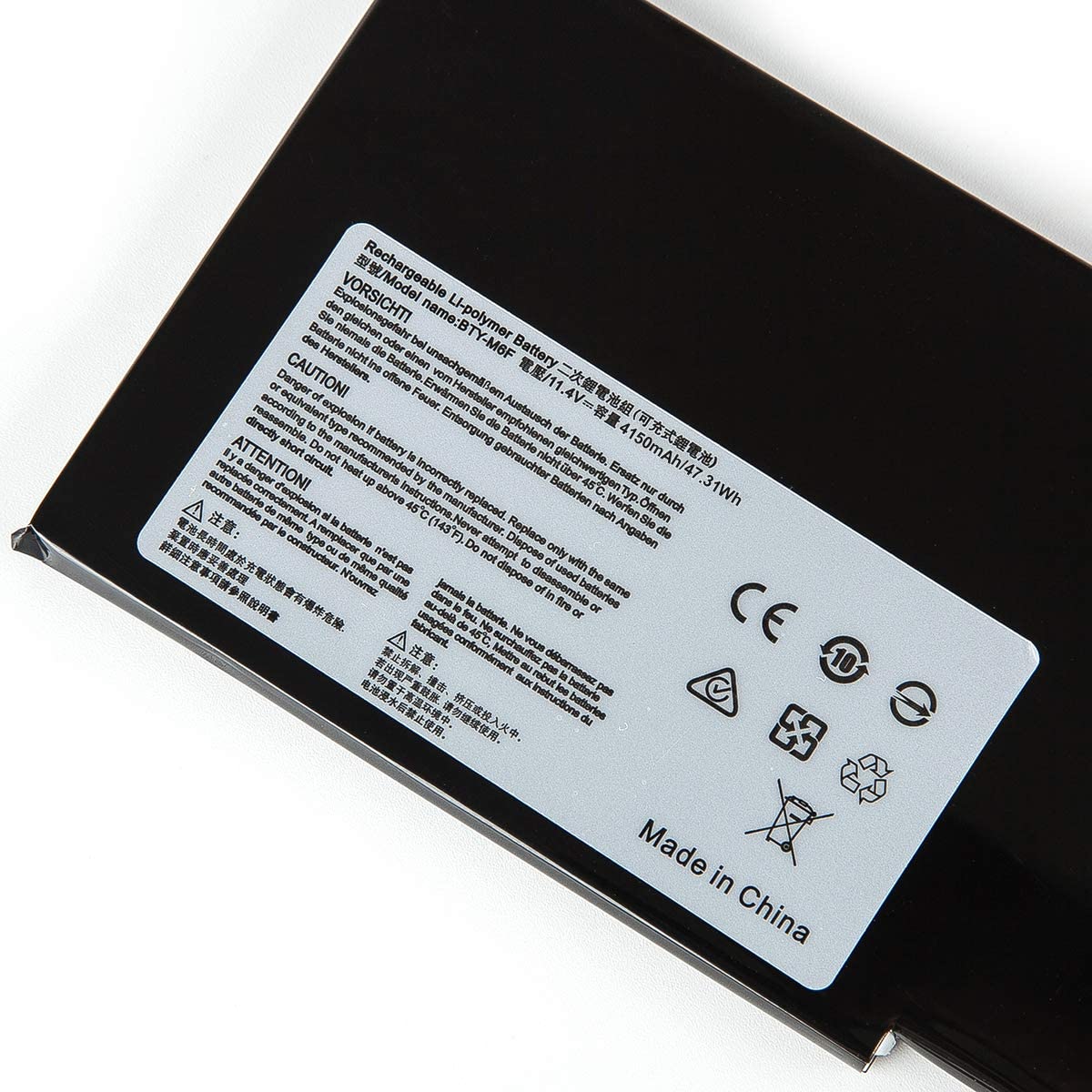 Original BTY-M6F Battery for MSI GS60 MS-16H2 6QC-257XCN Series