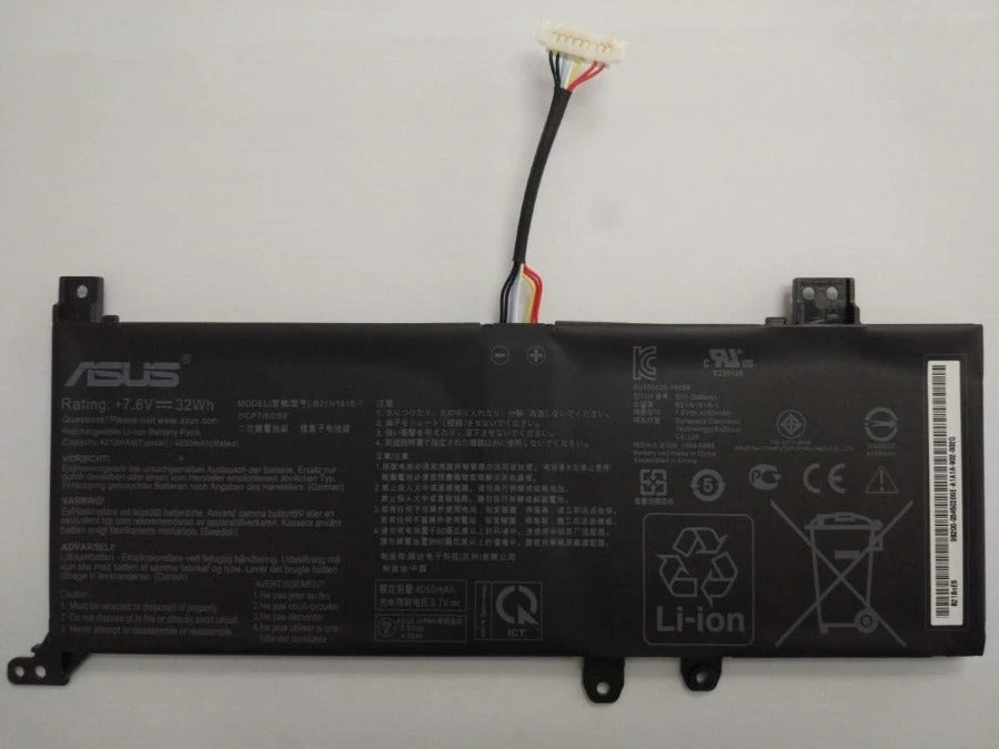 Original Asus Vivobook A409FJ A509FJ F509UB X409UA X509MA B21N1818
