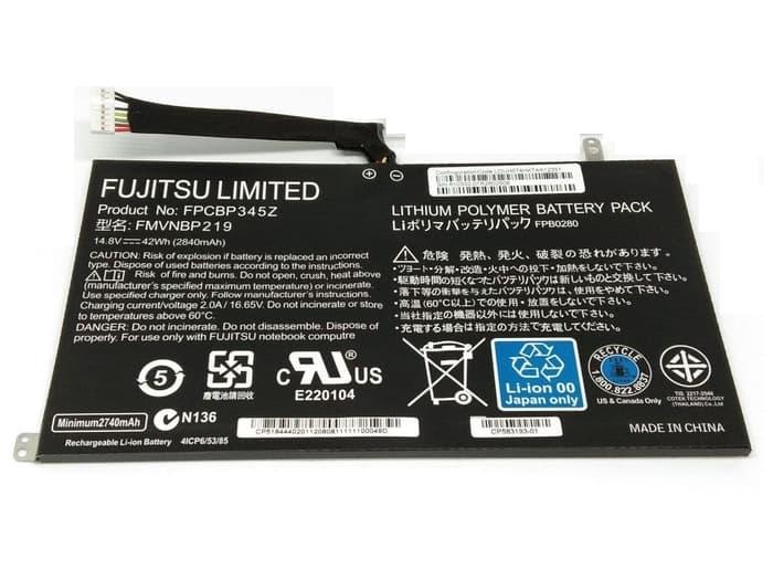 Original FMVNBP219 FPCBP345Z FPB0280 Fujitsu LifeBook UH572 UH552