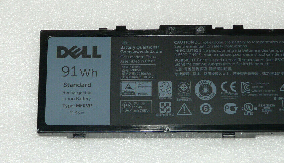 ANTIEE 91Wh MFKVP Laptop Batterij voor Dell Precision 15 7510 7520 17 7710 7720 M7510 M7710 Series M28DH 1G9VM T05W1 451-BBSB 451-BBSF GR5D3 RDYCT 11.4V 6Cell ANTIEE 91Wh MFKVP Laptop Batterij voor Dell Precision 15 7510 7520 17 7710 7720 M7510 M7710 Series M28DH 1G9VM T05W1 451-BBSB 451-BBSF GR5D3 RDYCT 11.4V 6Cell