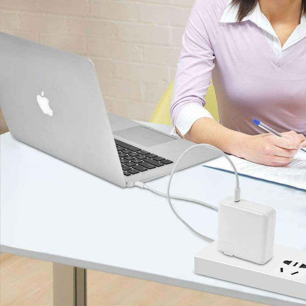 Apple 61W USB C Power Adapter Charger with USB-C to USB-C Charge Cable for  A1706