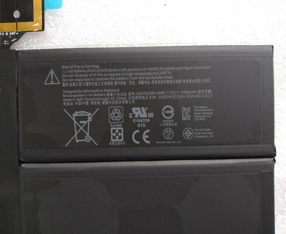 Microsoft G3HTA038H Laptop Battery for Microsoft Surface Pro 5