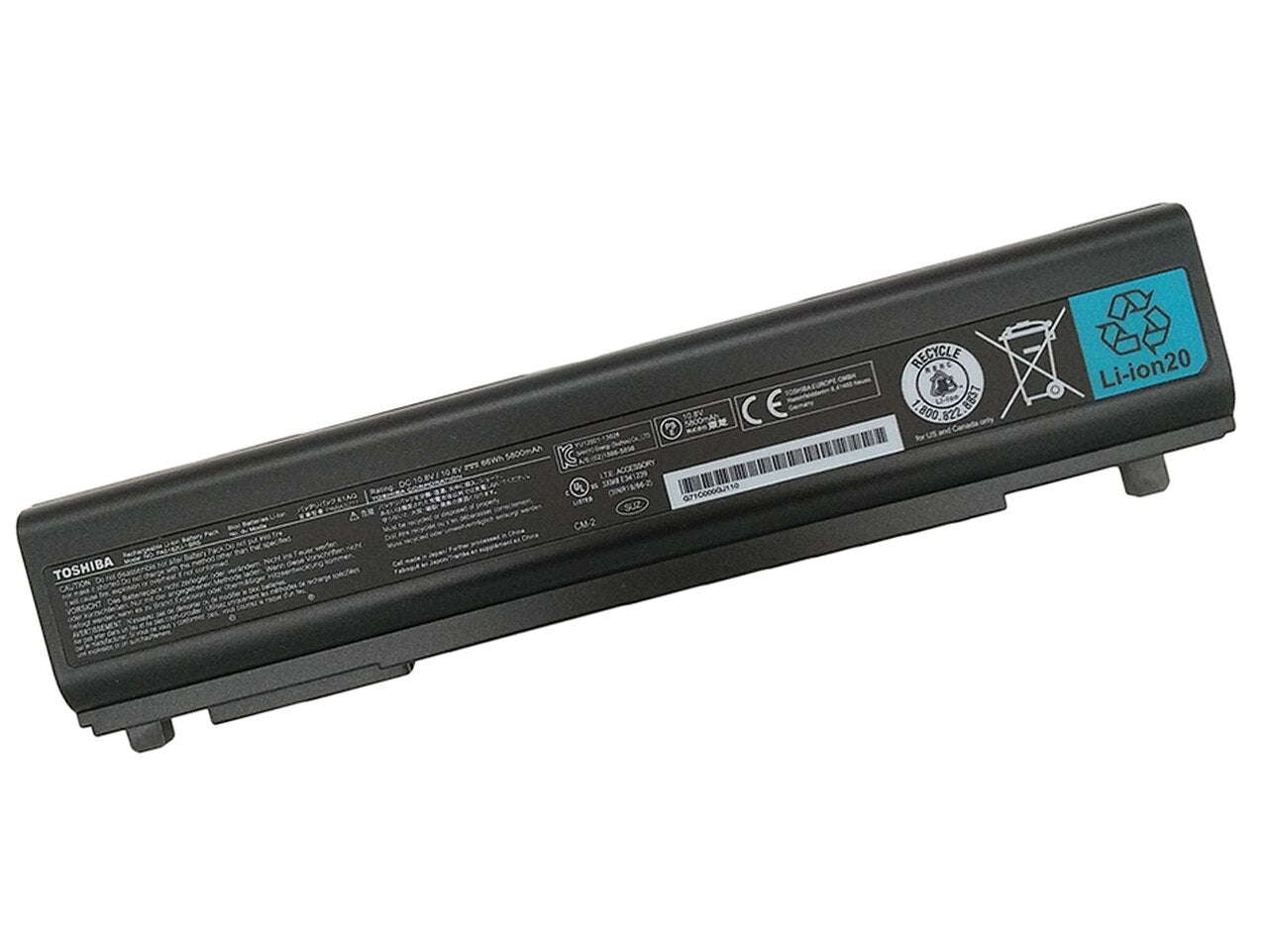 Toshiba PA5162U-1BRS Laptop Battery For PA5163U-1BRS, PABAS280, PA5174U-1BRS, PORTEGE R30 Series