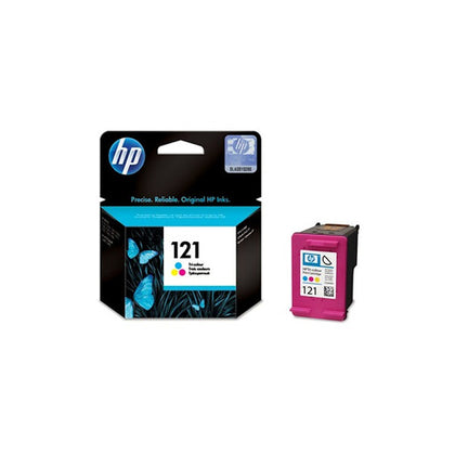 HP 121 Tri-color (Cyan, Magenta, Yellow) Original Ink Advantage Cartridge - CC643HE