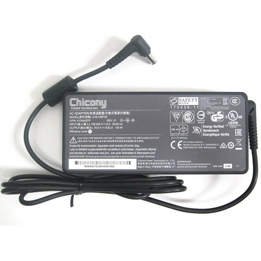 aco  19.5V 6.92A 135W Chicony AC power adapter for MSI GL63 8RD-012
