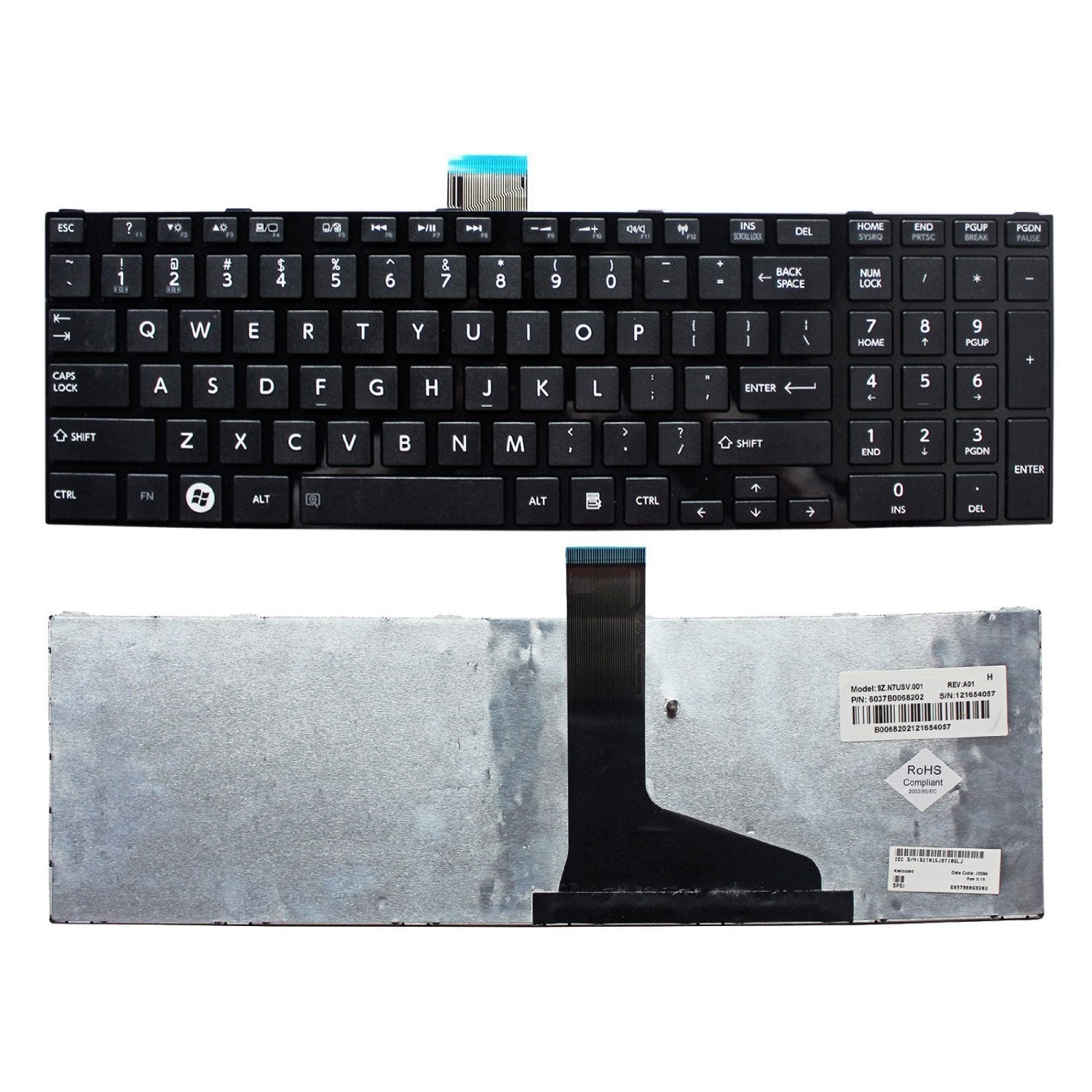 Laptop Keyboard for Toshiba Satellite C50 /L50D