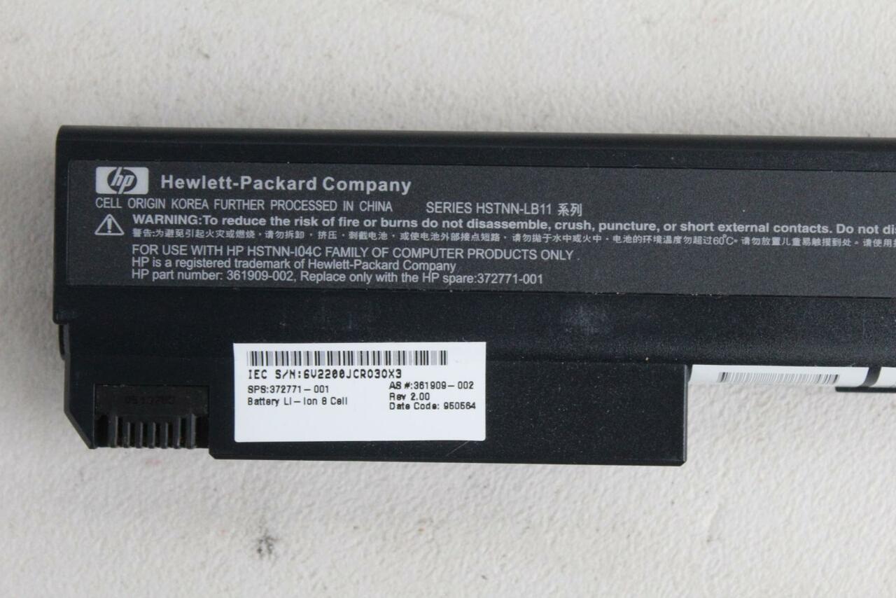 Original Laptop Battery for HP Notebook 8510P 8510W NC8230 NX7400