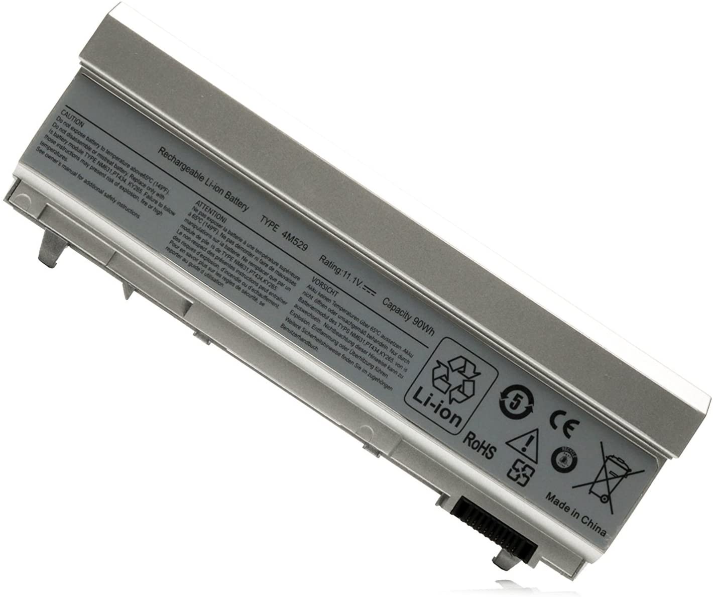 Replacement Laptop Battery for Dell Latitude E6410/E6410 ATG/E6510 Laptops/Precision mobile M4500