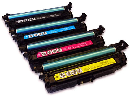 Toner Cartridge CE 400 A Set Compatible for HP LaserJet Enterprise 500 Color M551dn 500 Color M551xh