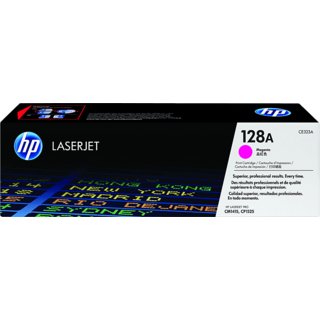 HP 128A magenta LaserJet toner cartridge CE323A
