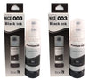 003 Black Ink Bottle Compatible for EP L3100, L3101, L3110, L3150, Series Tank Printer - Set of 2 Pieces Visit the Scotch-Brite Store