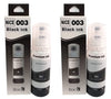 003 Black Ink Bottle Compatible for EP L3100, L3101, L3110, L3150, Series Tank Printer - Set of 2 Pieces Visit the Scotch-Brite Store