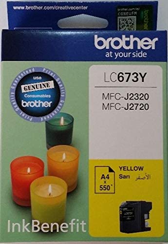 Brother LC-673 Yellow Ink Cartridge | LC673Y