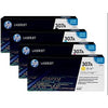 HP 307A Toner Cartridge Pack Of 4 For Use CP5225 ( CE 740,741,742,743)