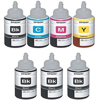 Epson T6641 set T6641 blk 3 extra Multicolor Ink Pack of 6