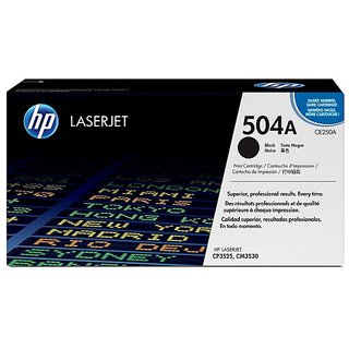 HP 504A Toner Cartridge ( CE250A ) Black For Use CP 3525,CM3530