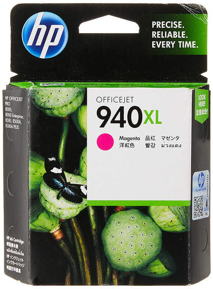 HP 940XL Office Jet Ink Cartridge, Magenta