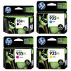 HP 934,935XL Ink Cartridge Pack Of 4 For Use HP Officejet Pro 6830 e-All-in-One, 6820 e-All-in-One, 6220 ePrinter