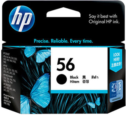 HP 56 Black Ink Cartridge (Black)