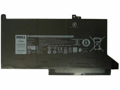Original 42WH DJ1J0 Laptop Battery for Dell Latitude 7480 (6GLXLH2), Latitude 12 (7280-K8X0T) ONFOH PGFX4 C27RW