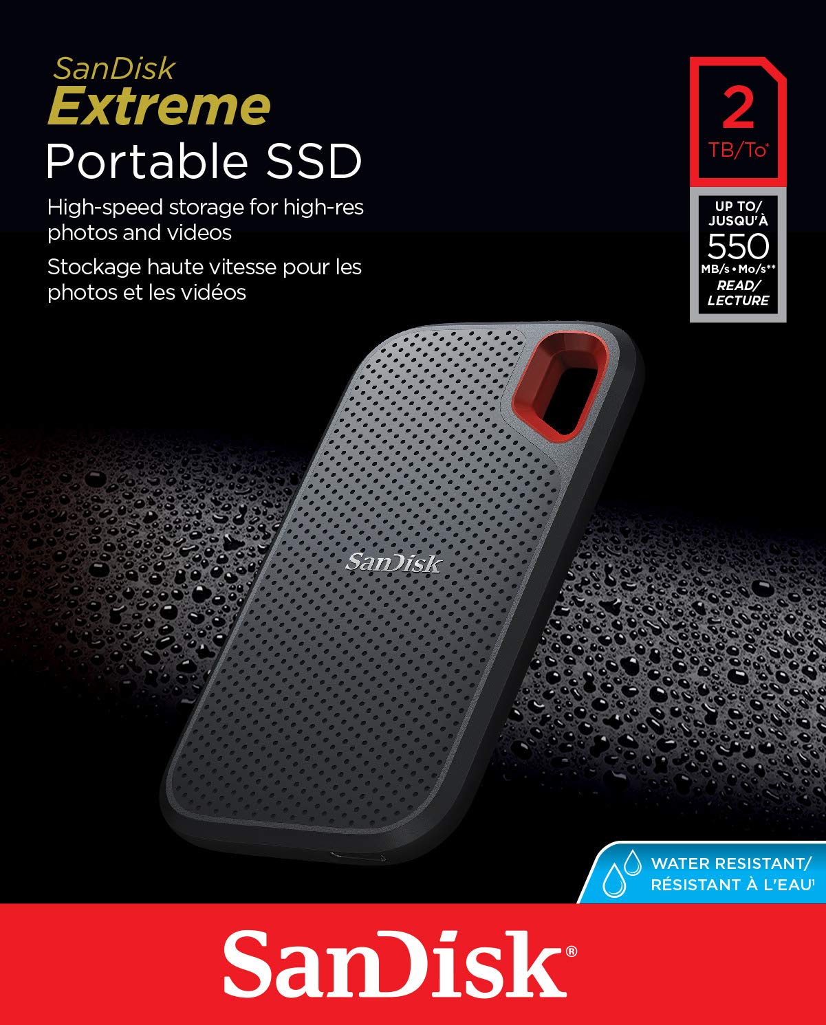 SanDisk 2TB Extreme Portable SSD - SDSSDE60-2T00-G25 – eBuy