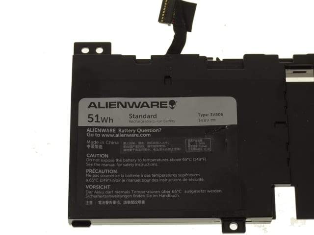 Alienware battery for 13 R1 R2 13 Alienware Alienware ECHO 13 Alienware QHD 3V806 N1WM4 62N2T LAPTOP BATTERY