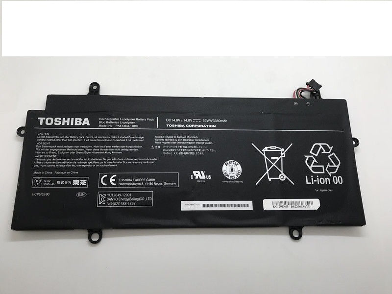 New  Original PA5136U-1BRS 14.8V 3380mAh 52Wh Laptop battery For Toshiba Portege Z30 Z30-A Series Tablet