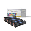 EliveBuyIND® 4-Pack CF 403A Compatible Laser Toner Cartridge Use for HP LaserJet M252n/MFP M277dw/MFP M277n Printer Series