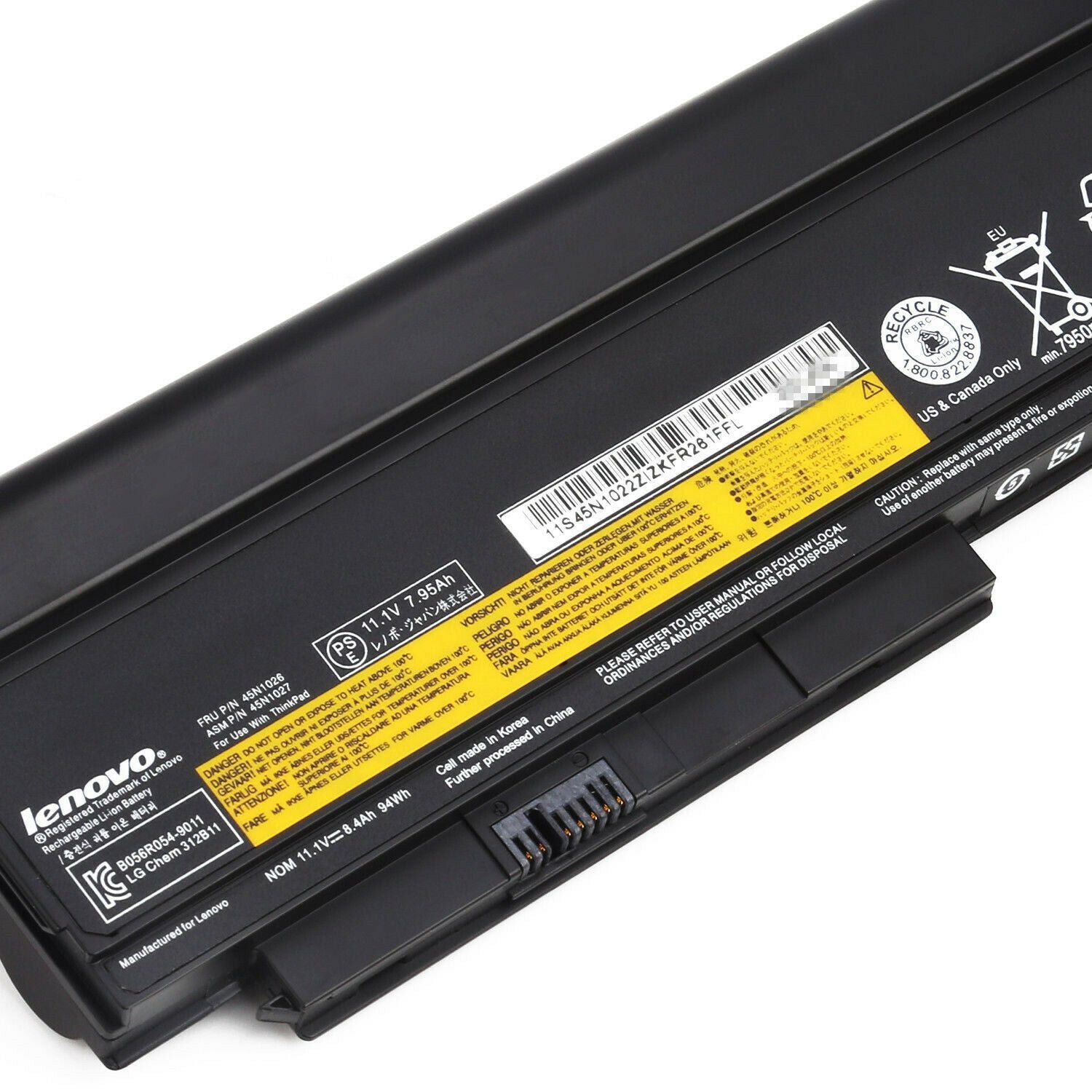Lenovo 94wh 45N1028 45N1029 44++ Laptop Battery Compatible with Lenovo ThinkPad X220T X230T
