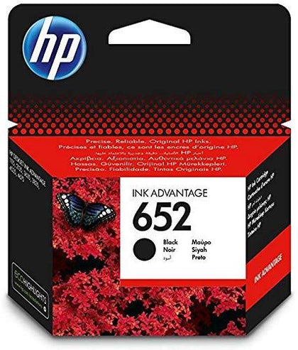 HP 652 Ink Cartridge, F6V25AE Black