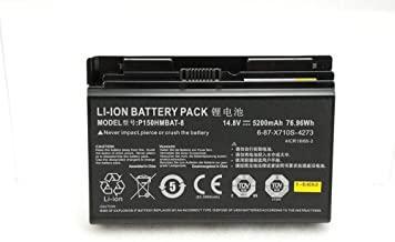 Laptop Battery P150HMBAT-8 compatible with Clevo X711 X710S P170 P170HM P170SM P170EM NP9170 6-87-X710S-4273