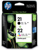 21/22 Combo-pack Inkjet Print Cartridges