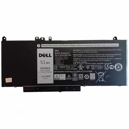 Original G5M10 Laptop Battery For Dell E5450 E5550 Notebook 15.6