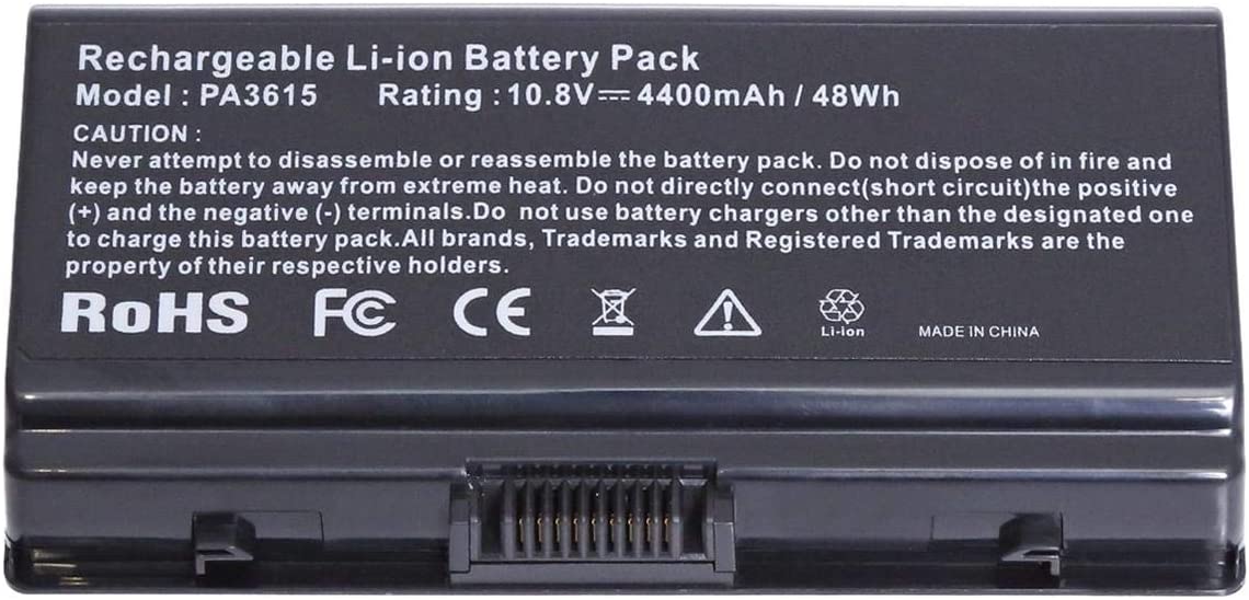 Replacement Battery for Toshiba, 3615