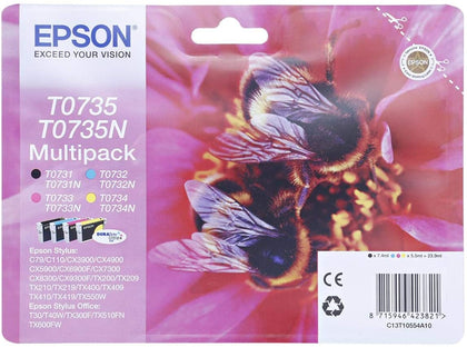 Epson Ink Cartridge, Multi-pack [t0735]