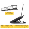 Adjustable Laptop Cooling Pad with Twin Fans for Efficient Cooling