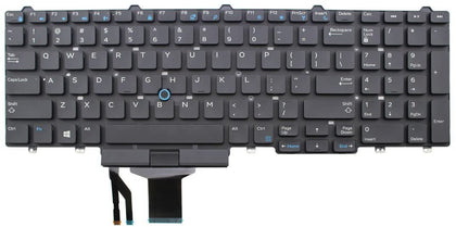 Dell Latitude E5550 non-backlit Keyboard Black
