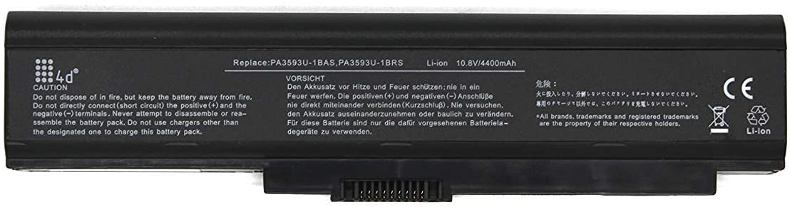 Replacement Laptop Battery for Toshiba PA3593U-1BRS