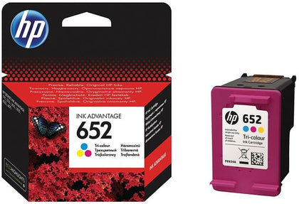 HP 652 Ink Advantage Cartridge, Tri-color - F6V24AE