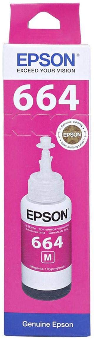 Epson Ink Cartridge - T6643, Magenta 70ml Ink Bottle