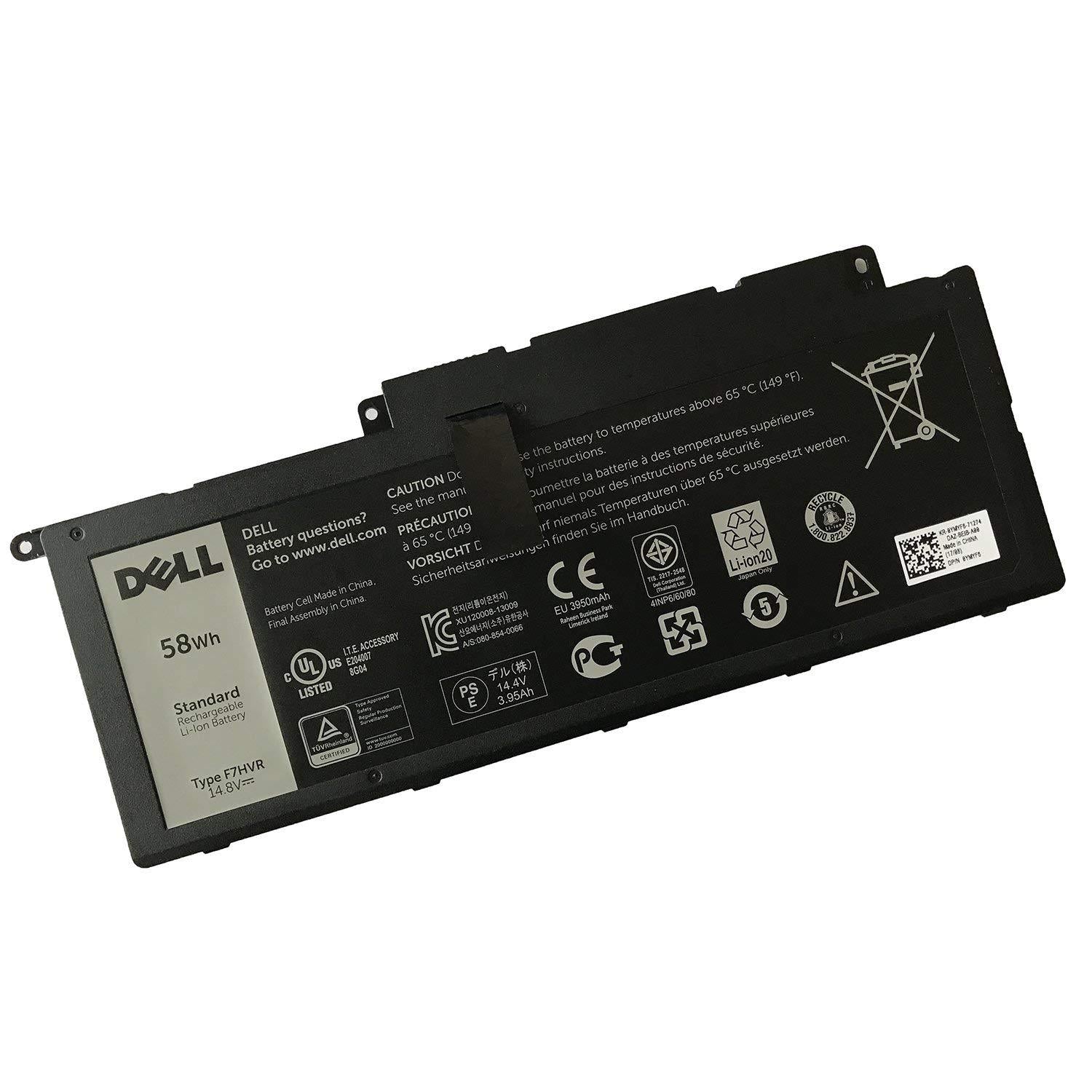 58Wh Original Battery For Inspiron 15 7537