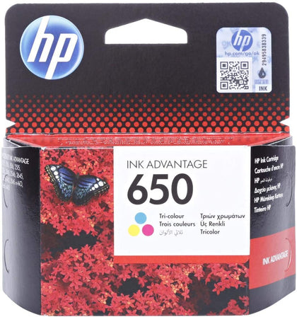 HP Ink Cartridge - 650, Multi Color