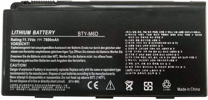 MSI BTY-M6D, GX60 GT60 GT70 GT670 GT660 GT660r GT663 GT663r GT780 GT780r E6603 Laptop Battery