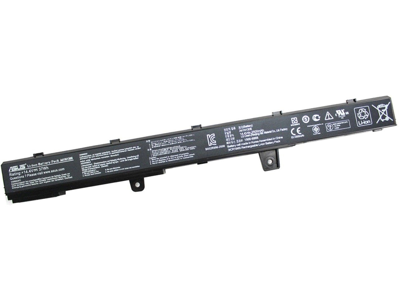 Original Asus A41N1308 D550 X451 X551CA-DH21 A31N1319 A31LJ91 0B110-00250100 X45LI9C YU1200 Battery