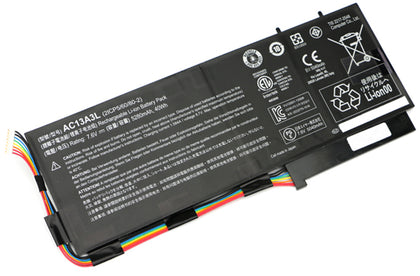 7.6V 5280mAh (40Wh) AC13A3L laptop battery for Acer Aspire P3-171, P3-131