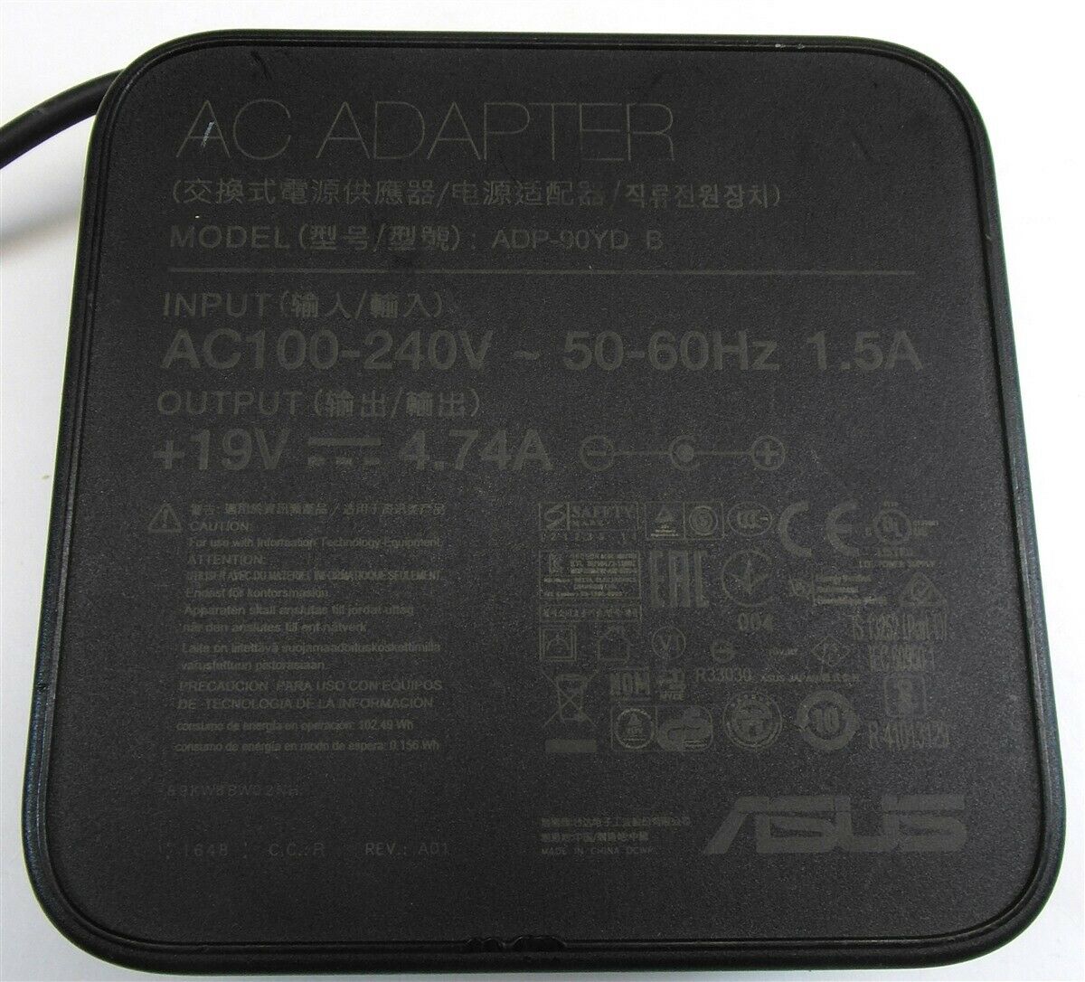 Asus Zenbook 15UX533FD-A9030T 19V 4.74A 90W Laptop Charger 4.5*3.0mm