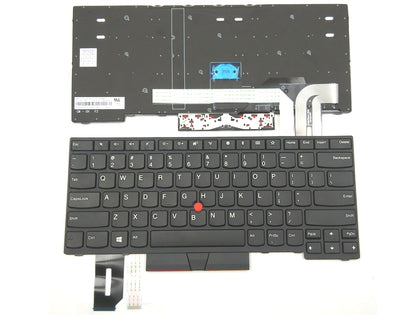 Laptop Keyboard for Lenovo ThinkPad E480 E485 L480 T480s E490 L380 L380 Yoga Laptop US Layout