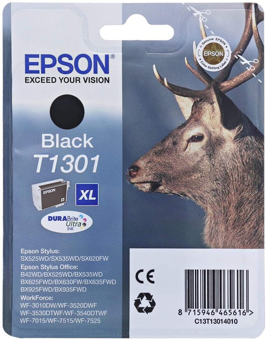 Epson Ink Cartridge - T1301, Black